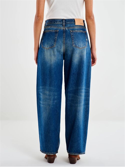 Jeans Xenobia con Bottoni Gioiello VICOLO | DF5050/DENIM